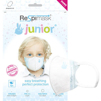 Respimask masks imported nano filter masks for children (2.5-5 years old) 20 with enhanced anti-haze PM2.5
Respimask masks imported nano filter masks for children (2.5-5 years old) 20 with enhanced anti-haze PM2.5