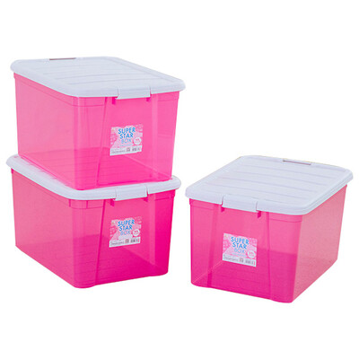 Alice IRIS Green Plastic Storage Organizer Storage Box SSB-50 WhiteTransparent Powder 50L 3 Pack
Alice IRIS Green Plastic Storage Organizer Storage Box SSB-50 WhiteTransparent Powder 50L 3 Pack