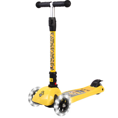 Despicable dad little yellow man Minions 3-8 years old child toy car folding adjustable height swing car flashing baby sliding scooter children scooter XCA71106
Despicable dad little yellow man Minions 3-8 years old child toy car folding adjustable height swing car flashing baby sliding scooter children scooter XCA71106