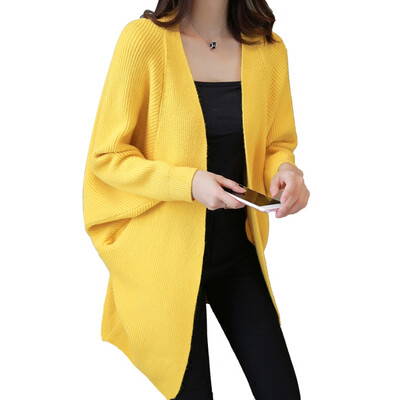 2017 autumn and winter clothing in the long paragraph cardigan coat loose women bat sleeves sweater pocket sweater
2017 autumn and winter clothing in the long paragraph cardigan coat loose women bat sleeves sweater pocket sweater
