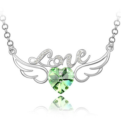 Austrian Crystal Rhinestones Heart Love Pendants Necklaces For Women Gift Jewelry 60CM Long Chain 3401
Austrian Crystal Rhinestones Heart Love Pendants Necklaces For Women Gift Jewelry 60CM Long Chain 3401
