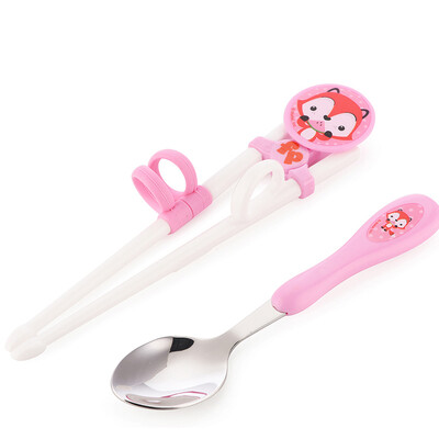 American Fisher childrens tableware learning chopsticks baby PP stainless steel spoon with practice chopsticks set pink newborn
American Fisher childrens tableware learning chopsticks baby PP stainless steel spoon with practice chopsticks set pink newborn
