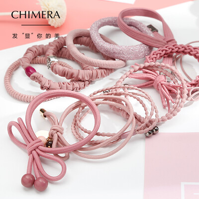 Chimera (CHIMERA) hair accessories headdress elegant combination of 12 hair bands red bean paste pink
Chimera (CHIMERA) hair accessories headdress elegant combination of 12 hair bands red bean paste pink