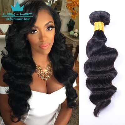 Loose Deep Wave 1 Bundle Brazilian Virgin Hair Weave Human Hair Extensions 100g Natural Black 1B
Loose Deep Wave 1 Bundle Brazilian Virgin Hair Weave Human Hair Extensions 100g Natural Black 1B