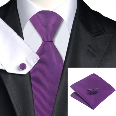 N-0860 Vogue Men Silk Tie Set Purple Solid Necktie Handkerchief Cufflinks Set Ties For Men Formal Wedding Business wholesale
N-0860 Vogue Men Silk Tie Set Purple Solid Necktie Handkerchief Cufflinks Set Ties For Men Formal Wedding Business wholesale