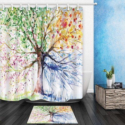 71 X 71 Inch digital printing Anti Bacterial Waterproof Polyester Shower Curtain set
71 X 71 Inch digital printing Anti Bacterial Waterproof Polyester Shower Curtain set