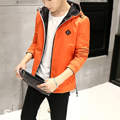 2017 double-sided hooded sweater men's Korean Slim men's sweat jacket jacket men's youth student
2017 double-sided hooded sweater men's Korean Slim men's sweat jacket jacket men's youth student