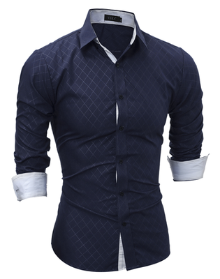 Brand 2017 Fashion Male Shirt Long-Sleeves Tops Classic Lined With Dark Lines Mens Dress Shirts Slim Men Shirt
Brand 2017 Fashion Male Shirt Long-Sleeves Tops Classic Lined With Dark Lines Mens Dress Shirts Slim Men Shirt
