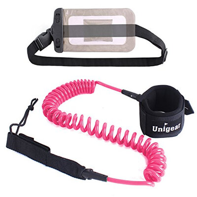 Premium 10' SUP Leash Coiled Paddle Board Leash (11 Colors) with Waterproof Wallet for Standup Paddle and Surfboard Surfing
Premium 10' SUP Leash Coiled Paddle Board Leash (11 Colors) with Waterproof Wallet for Standup Paddle and Surfboard Surfing