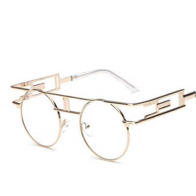 Peekaboo Fashion retro gothic steampunk eyeglasses women round gold metal frame branded eyewear frames men designer UV400
Peekaboo Fashion retro gothic steampunk eyeglasses women round gold metal frame branded eyewear frames men designer UV400