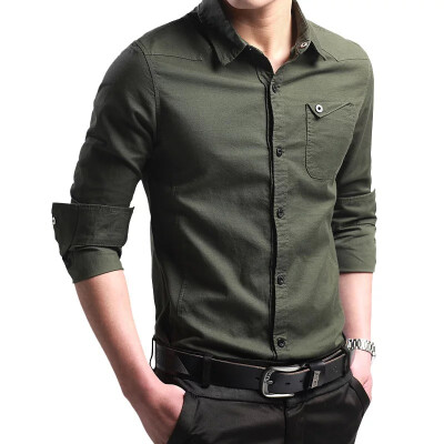2017 Spring and autumn new men's cotton long-sleeved shirt Slim youth autumn men's shirt as gift for men
2017 Spring and autumn new men's cotton long-sleeved shirt Slim youth autumn men's shirt as gift for men