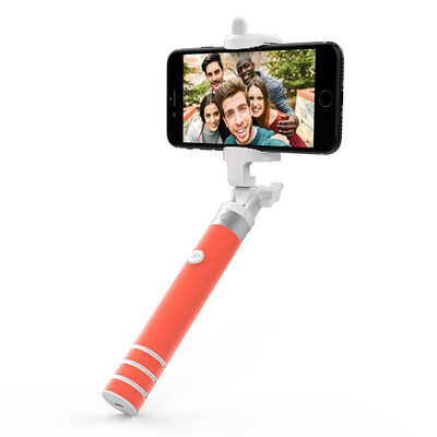 ESCASE Bluetooth self-portrait bar step stretch instantly expandable Collapsible 360 ° self-portrait artifact ZPG-01 for Apple / Android (vitality orange
ESCASE Bluetooth self-portrait bar step stretch instantly expandable Collapsible 360 ° self-portrait artifact ZPG-01 for Apple / Android (vitality orange