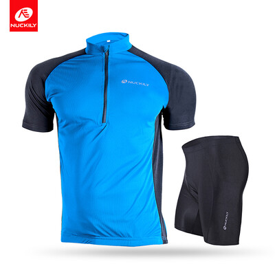 NUCKILY Men's summer classic lightweight short sleeve cycling jersey and 3D gel pad short set
NUCKILY Men's summer classic lightweight short sleeve cycling jersey and 3D gel pad short set