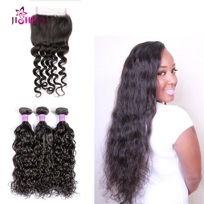 10A Natural Wave With Closure Peruvian Virgin Hair 3 Bundles With Closure Natural Black Cheap Hair With Closure
10A Natural Wave With Closure Peruvian Virgin Hair 3 Bundles With Closure Natural Black Cheap Hair With Closure