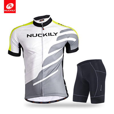 NUCKILY Mens summer cycling wear short sleeve jersey&shorts perfect design bike suits
NUCKILY Mens summer cycling wear short sleeve jersey&shorts perfect design bike suits