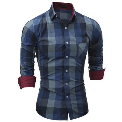 Brand 2017 Fashion Male Shirt Long-Sleeves Tops Spring Large Plaid Series Mens Dress Shirts Slim Men Shirt
Brand 2017 Fashion Male Shirt Long-Sleeves Tops Spring Large Plaid Series Mens Dress Shirts Slim Men Shirt
