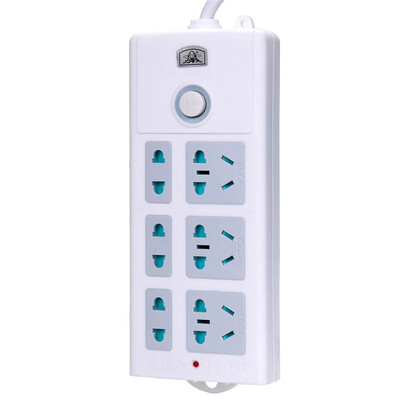 Bullet TS-102 new national standard 6-bit full-length 2.8 m master switch power outlet / platoon / plug-in board
Bullet TS-102 new national standard 6-bit full-length 2.8 m master switch power outlet / platoon / plug-in board