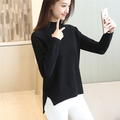 2017 autumn and winter simple semi-high-necked sweater before the short after the long open fur sweater sweater
2017 autumn and winter simple semi-high-necked sweater before the short after the long open fur sweater sweater