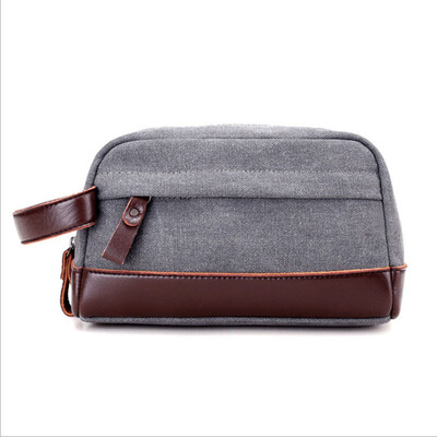2017 canvas new men's handbag wallet wrist bag business casual bag retro large capacity retro
2017 canvas new men's handbag wallet wrist bag business casual bag retro large capacity retro