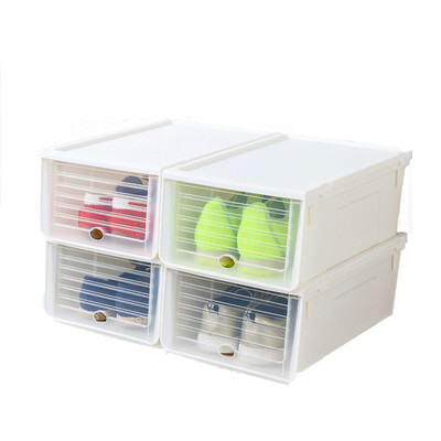 Plastic shoes storage storage box to increase the combination of footwear&small pieces finishing box 4 Pack
Plastic shoes storage storage box to increase the combination of footwear&small pieces finishing box 4 Pack
