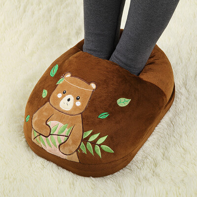 Happy partner warm foot treasure plug electric heating shoes multi-function foot warmer foot pad removable&washable electric heating pad small brown bear
Happy partner warm foot treasure plug electric heating shoes multi-function foot warmer foot pad removable&washable electric heating pad small brown bear