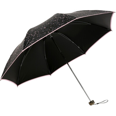 Paradise umbrella vinyl UPF50 printing 30 sun umbrella umbrella 31836E black