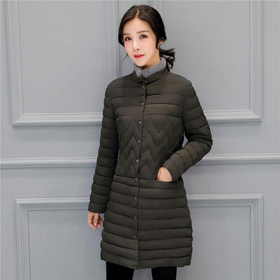 Cotton new women in winter 2017 Korean version of the cotton jacket in the long section was thin thin down jacket
Cotton new women in winter 2017 Korean version of the cotton jacket in the long section was thin thin down jacket