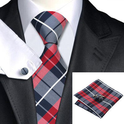 N-0342 Vogue Men Silk Tie Set Plaids&Check Necktie Handkerchief Cufflinks Set Ties For Men Formal Wedding Business wholesale
N-0342 Vogue Men Silk Tie Set Plaids&Check Necktie Handkerchief Cufflinks Set Ties For Men Formal Wedding Business wholesale