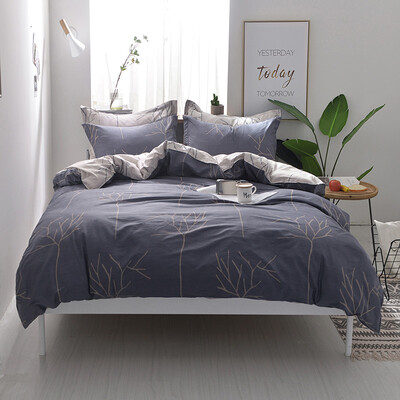 Baifu byford cotton four-piece bed linen printing kit sleek minimalist cotton double four-piece suit 1518 m bed quilt cover 200230 charm blue
Baifu byford cotton four-piece bed linen printing kit sleek minimalist cotton double four-piece suit 1518 m bed quilt cover 200230 charm blue