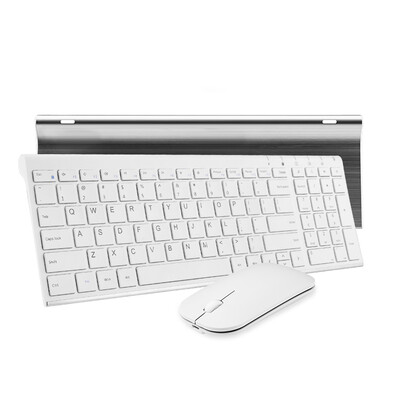 Air World BOW HW193D Metal Mute Charging Wireless Keyboard Mouse Set Universal Office Game Wireless Keyboard Set White
Air World BOW HW193D Metal Mute Charging Wireless Keyboard Mouse Set Universal Office Game Wireless Keyboard Set White