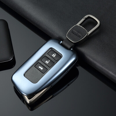 Digaren Lexus car key case RX200t NX200t ES200 300H RX270 key case protective case key ring modified sky gray