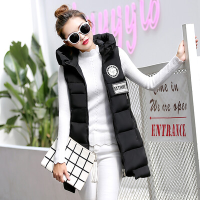 2017 autumn and winter new cotton vest female jacket Korean Slim in the long feather cotton mallets waistcoat
2017 autumn and winter new cotton vest female jacket Korean Slim in the long feather cotton mallets waistcoat