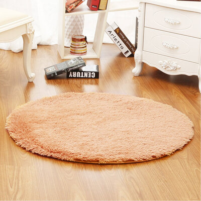 Round Area Rugs Super Soft Living Room Bedroom Home Shag Carpet