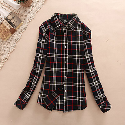 2017 Hot Sale Autumn Winter Ladies Female Casual Cotton Lapel Long-Sleeve Plaid Shirt Women Slim Outerwear Blouse Tops Clothing
2017 Hot Sale Autumn Winter Ladies Female Casual Cotton Lapel Long-Sleeve Plaid Shirt Women Slim Outerwear Blouse Tops Clothing
