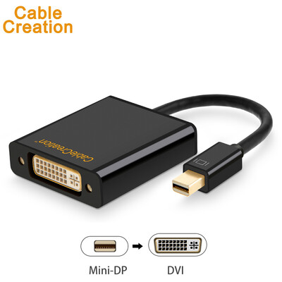 CABLE CREATION CD0097 Mini DP to DVI Converter Mini DisplayPort Adapter 6 Screen Paneling Adapter Macbook Thunderbolt Interface Cable
CABLE CREATION CD0097 Mini DP to DVI Converter Mini DisplayPort Adapter 6 Screen Paneling Adapter Macbook Thunderbolt Interface Cable
