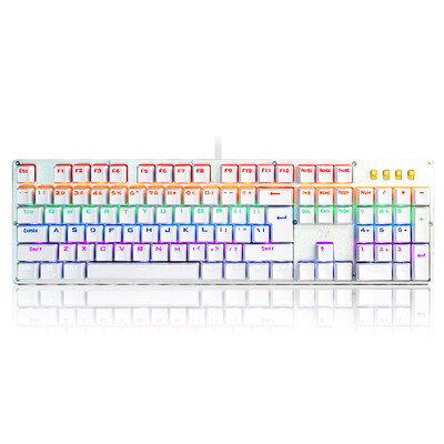LEOBOG K20W white gaming gaming keyboard green axis Jedi survival escape eat chicken keyboard
LEOBOG K20W white gaming gaming keyboard green axis Jedi survival escape eat chicken keyboard