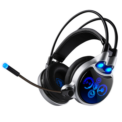 Sades SA908 gaming headphone headphone physics 7.1 channel vibration computer headset black and blue
Sades SA908 gaming headphone headphone physics 7.1 channel vibration computer headset black and blue