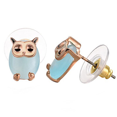 Yoursfs Crystal Stud Earrings For Women Green Owl Earring with Pad Earring Safety Backs
Yoursfs Crystal Stud Earrings For Women Green Owl Earring with Pad Earring Safety Backs