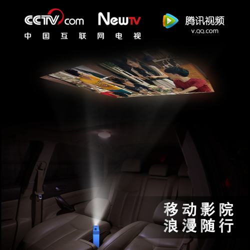 【央视定制升级】手机投影仪家用迷你全高清微型小型移动便携式无屏电视卧室家庭影院投影机3D4K 星空灰    车载浪漫随行 3 +32G高配高亮语音+type-c手...