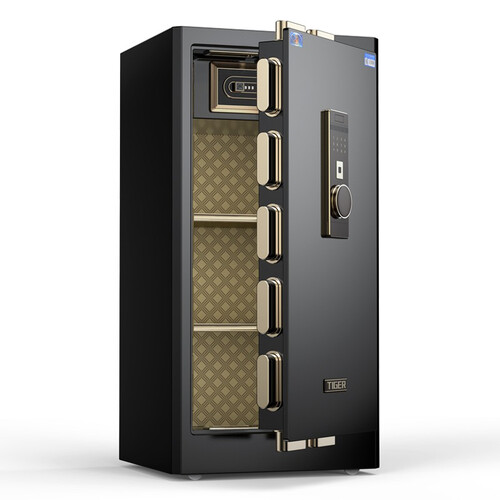 虎牌保险柜家用小型45/60cm全钢70/80指纹密码1米1.5米1.8米WiFi床头入墙保险箱办公 100单门(备注颜色) 驭尚系列（触控密码+TOUCH指纹识别）