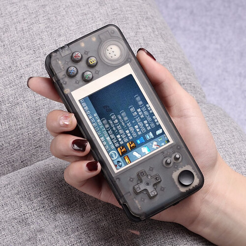 霸王小子PSP游戏机掌上街机掌机 司徒刷机优化版开源游戏机GAME怀旧GBA 可充电FC 摇杆升级+32G内存卡（共48G内存 上万款游戏）