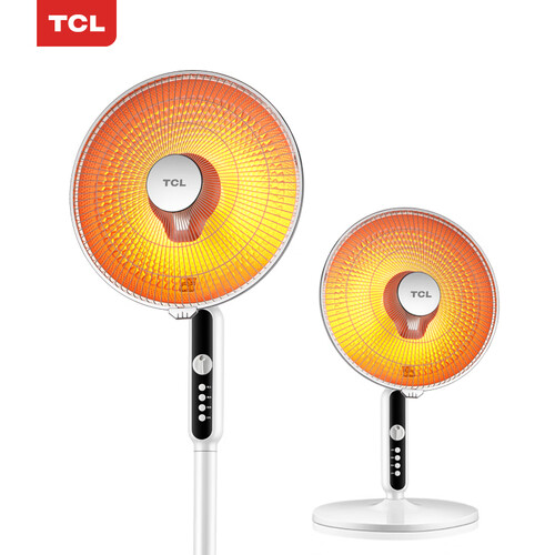 TCL 取暖器/小太阳/电暖器/电暖气/取暖器家用/电热扇/电暖炉 定时 摇头 可升降烤火炉 台地两用 TN-S10Q