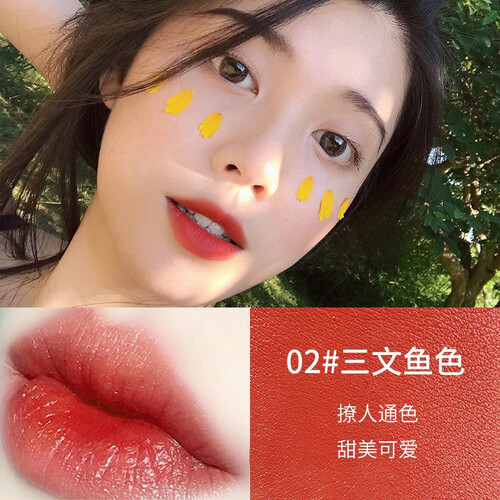 卡姿兰口红小粉管 盈彩唇膏 口红小样不掉色不沾杯保湿不脱妆防水口红套装唇釉李佳琦推荐 盈彩唇膏02#三文鱼
