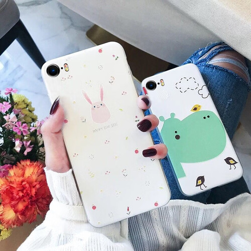 conner 网红苹果5s手机壳iphone5s保护套5se女款可爱少女i5s透明软壳玻璃女款新潮 bibi 苹果5/5s/5se