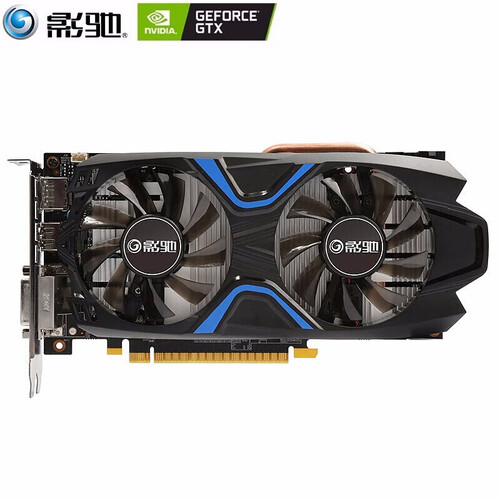 影驰（Galaxy） GeForce GTX1050 黑将 2G PCI-E吃鸡显卡