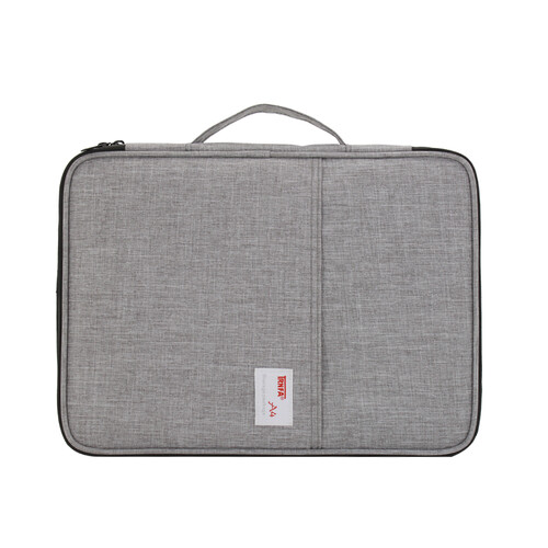 信发（TRNFA）TN-9920（都市灰） 手提证件收纳包/防水牛津布会议文件袋 A4多层大容量分类档案票据公文包