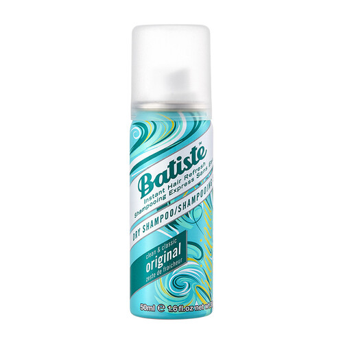 京东超市碧缇丝（Batiste）旅行装免水洗喷雾 头发干洗喷雾 孕妇月子洗发水经典洁净50ml 英国原装进口
