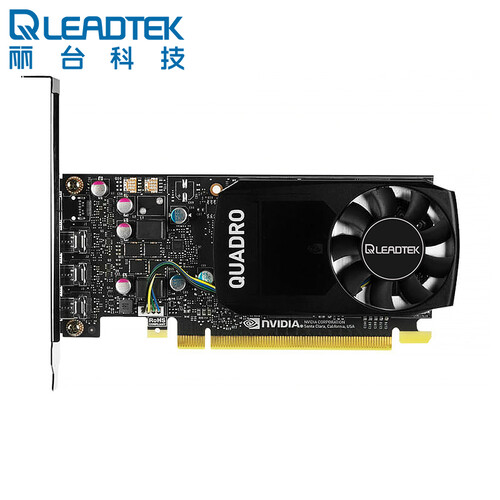 丽台（LEADTEK）NVIDIA Quadro P400 2GB GDDR5/64bit/32GBps/CUDA核心256  支持5K 绘图专业显卡