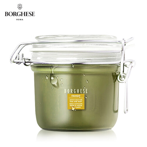 贝佳斯（Borghese）矿物营养泥浆膜212g/200ml（ 面膜女 绿泥补水控油清洁毛孔 护肤品化妆品男士）