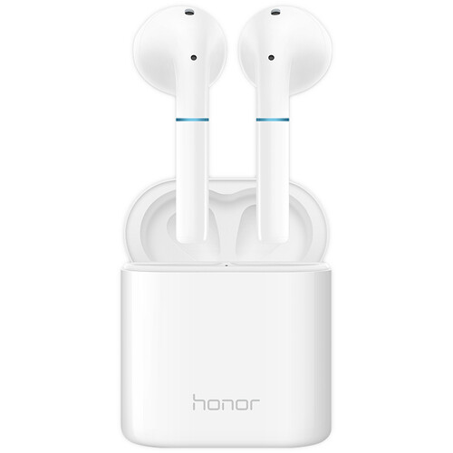荣耀（HONOR）无线耳机 真无线蓝牙耳机 双耳立体声 半入耳 音乐耳机FlyPods Pro高配版 铃兰白